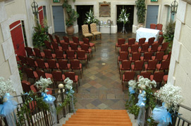 empty pre ceremony - civil wedding -  wedding photographers nailcote hall