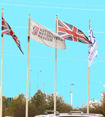 flags - NATIONAL MOTORCYCLE MUSEUM - nec birmingham - conference photography by john stephens photography and video - conference photography Birmingham 2006