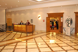 reception area -l NATIONAL MOTORCYCLE MUSEUM - nec birmingham - conference photography by john stephens photography and video - conference photography Birmingham 2006